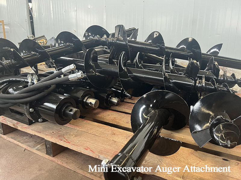 Mini Excavator Auger Attachment