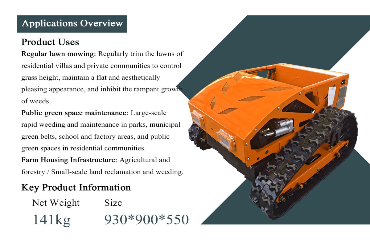 Zhaolu 550-A eco friendly lawn mower for slope and garden green trimming