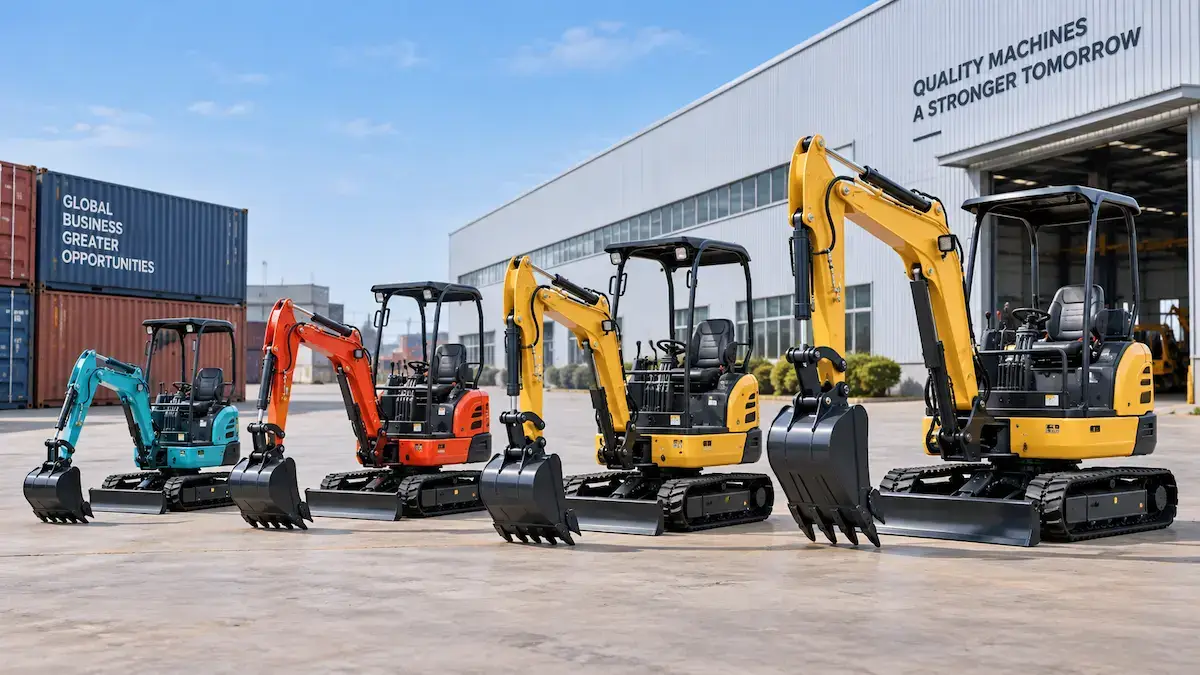 Mini excavators for wholesale dealers and distributors sourcing from China