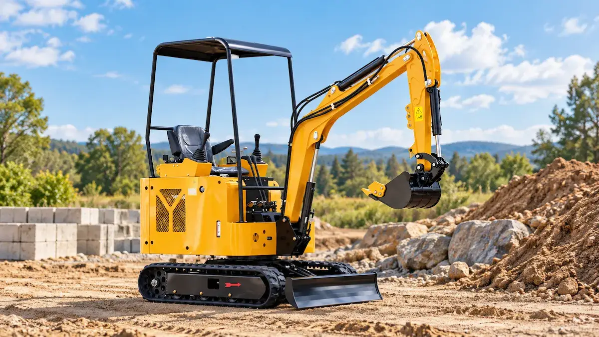 ZL-17 1.2 ton mini excavator for landscaping and light construction