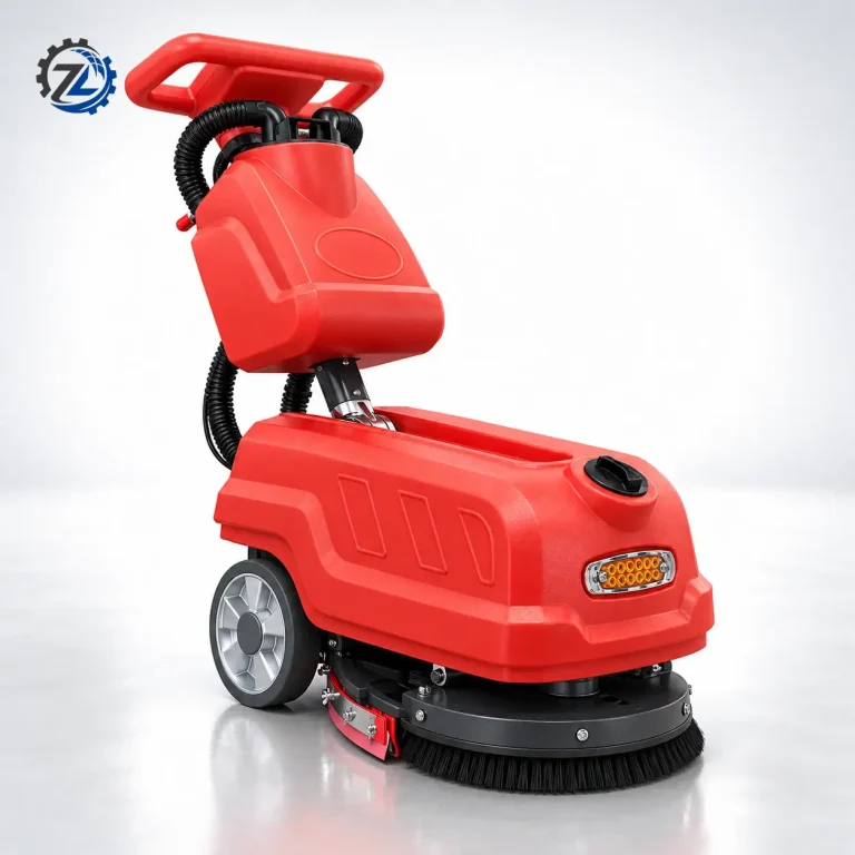 ZHAOLU SP360 Compact Walk-Behind Floor Scrubber with Single Disc Brush